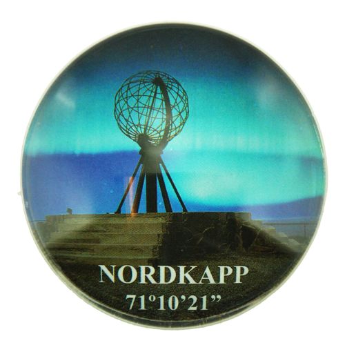 Kjøleskapsmagnet. glasslinse