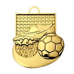Fotballmedalje 60mm Mål-ball-sko