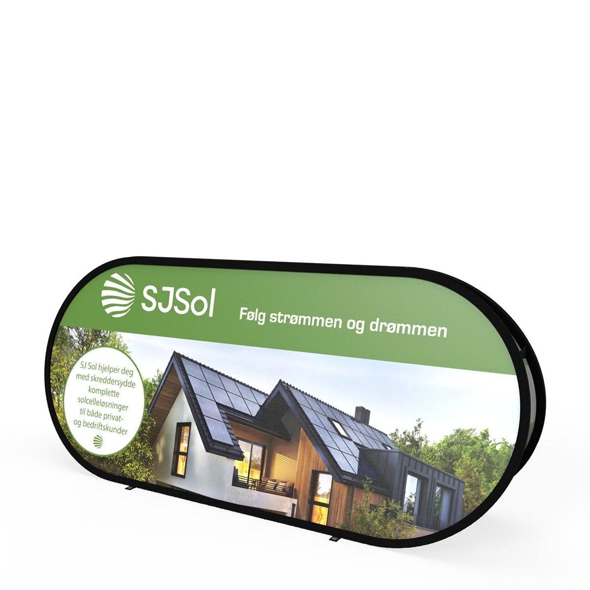Popup banner 225x100 cm