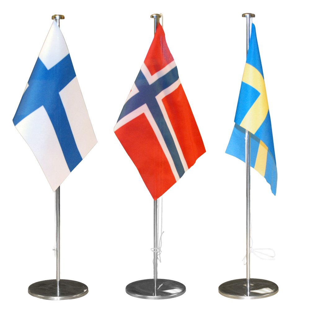 Nasjonsflagg for bordstang