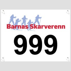 Nummerlapp 1-2 uker leveringstid