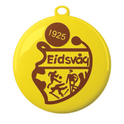 Medalje for UV-trykk over hele 50mm