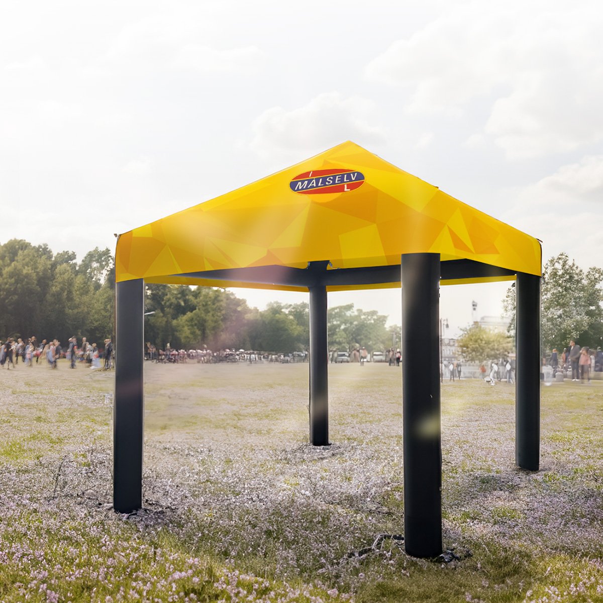 Oppblåsbart telt 3x3 meter - Bilde 2