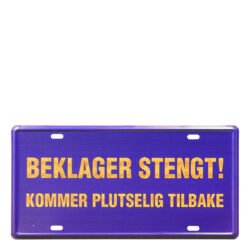 Retro reklameskilt 300 x 150 mm
